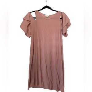 Open shoulder slinky swing dress size Small